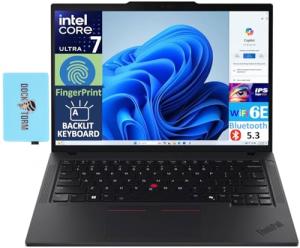 Lenovo ThinkPad T14 Gen 5 AI Powered Business Laptop 14.0" IPS FHD+ Display (Intel Core Ultra 7 155U(>i7-13700H), 64GB DDR5, 2TB SSD, Copilot, Backlit KB, FP, Win 11 Pro) w/DKZ USB Port Expander