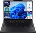 Lenovo ThinkPad T14 Gen 5 AI Powered Business Laptop 14.0" IPS FHD+ Display (Intel Core Ultra 7 155U(>i7-13700H), 64GB DDR5, 2TB SSD, Copilot, Backlit KB, FP, Win 11 Pro) w/DKZ USB Port Expander