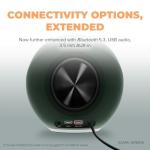 Creative Pebble Pro (Black) Minimalist 2.0 USB-C Computer Speakers with Bluetooth 5.3 and Customizable RGB Lighting, Clear Dialog and BassFlex Tech, USB Audio, Headset Port, for PC and Mac