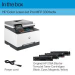 HP Color Laserjet Pro MFP 3301sdw Wireless All-in-One Color Laser Printer, Office Printer, Scanner, Copier, ADF, Duplex, Best for Office (499Q3F)