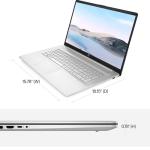HP 17 Laptop, 17.3” HD+, Intel Quad Core i3-1125G4 Processor, 32GB RAM, 1TB SSD, Windows 11 Pro, Anti-Glare Display, Long Battery Life, Wi-Fi, Bluetooth, Webcam, HDMI, Alpacatec Accessories, Silver