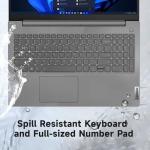 Lenovo V15 Laptop for Business, Home, Student | 15.6" FHD Anti-Glare Display | Intel Core i7-1255U | 16GB RAM | 512GB SSD | HDMI | Type-C | RJ-45 | Numeric Keypad | Webcam | Wi-Fi 6 | Windows 11 Pro