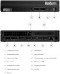 2025 Lenovo ThinkCentre M70q Gen 5 Tiny Business Desktop (Intel 10-Core i5-14400T (> i7-13700T), 32GB DDR5, 1TB SSD, UHD Graphics 730) MFF, Mini PC, DisplayPort, Ethernet, HDMI, 3-Yr WRT, Win 11 Pro