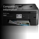 Brother MFC-J1170DW Wireless Color Inkjet All-in-One Printer with Mobile Device Printing, NFC, Cloud Printing & Scanning, Refresh Subscription and Amazon Dash Replenishment Ready (Renewed Premium)