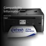 Brother MFC-J1170DW Wireless Color Inkjet All-in-One Printer with Mobile Device Printing, NFC, Cloud Printing & Scanning, Refresh Subscription and Amazon Dash Replenishment Ready