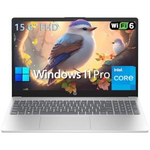 HP 15 15.6" FHD Laptop Computer Student and Business, Intel Quad-Core Processor (Beat i3-1115G4), 16GB DDR4 RAM, 256GB PCIe SSD, WiFi 6E, Bluetooth 5.3, HDMI, Type-C, Silver, Windows 11 Pro, Wendbo
