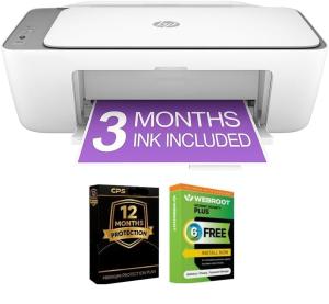 HP DeskJet Wireless Color Inkjet All-in-One Home Printer Bundle with Auto Document Feeder, Print Scan Copy, Print with Cell Phone, Wi-Fi Printing, 2-Year Protection Plan & 3-Month Instant Ink