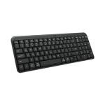 Logitech K250 Bluetooth Keyboard with Numpad, Easy Connectivity, Compact Wireless Keyboard Made with Recycled Plastic, Spill-Resistant, Comfortable Keys - Windows/MacOS - Graphite