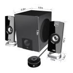 Cyber Acoustics CA-3090 2.1 Speaker System