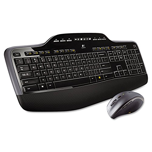 Logitech 920002416 MK710 Wireless Desktop Set, Keyboard/Mouse, USB, Black (LOG920002416)