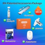 HP All in one Desktop PC with Office Lifetime License, 21.5" FHD Display, 32 GB RAM, 1 TB SSD, Intel Celeron J4025, Webcam, Intel Graphics, Wi-Fi 6, Bluetooth, HDMI, Windows 11 Pro w/RH- Accessories