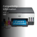 HP Smart Tank 7001 Wireless All-in-One Ink Tank Printer, Scanner, Copier with 2 years of ink included, Best for home office, Refillable, AI-enabled, Wireless printer for home use (28B49A)