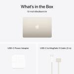 Apple 2025 MacBook Air 13-inch Laptop with M4 chip: Built for Apple Intelligence, 13.6-inch Liquid Retina Display, 16GB Unified Memory, 512GB SSD Storage, 12MP Center Stage Camera, Touch ID; Starlight