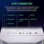 Skytech Archangel Gaming PC Desktop, Ryzen 5 5500 3.6 GHz (4.2GHz Turbo Boost), NVIDIA RTX 3050 (6GB) 6GB GDDR6, 1TB SSD, 16GB DDR4 RAM 3200, 650W Gold PSU, Wi-Fi, Win 11 Home