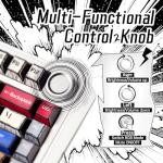 Aula F75 Wireless Mechanical Keyboard,Creamy Keyboard with RGB Backlit Hot Swappable, 81 Keys 75% Layout Gaming Keyboard, Bluetooth/2.4GHz/Type-C, Creamy Sounding - Reaper Switches