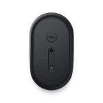 Dell Mobile Wireless Mouse - MS3320W, Wireless - 2.4 GHz, Bluetooth 5.0, Optical LED, Mechanical Scroll, 1600 DPI, 3-Buttons - Black