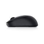 Dell Mobile Wireless Mouse - MS3320W, Wireless - 2.4 GHz, Bluetooth 5.0, Optical LED, Mechanical Scroll, 1600 DPI, 3-Buttons - Black