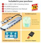 HP 17.3" HD+ Business & Student Laptop Computer, 32GB RAM 1TB SSD, 8-Cores Intel Core i3 Processor, Copilot AI-Ready, Windows 11 Pro, Wi-Fi 6, PLUSERA Earphones & 8-in-1 Hub, Natural Silver