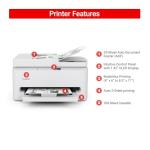 Canon PIXMA TR7120 Wireless Color Inkjet Printer for Duplex Printing, White – Home Printer with Copier/Scanner, Auto Document Feeder, Compact Design, Intuitive Control Panel