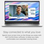 Dell 15 Laptop DC15250-15.6-inch FHD (1920x1080) 120Hz Display, Intel Core i5-1334U Processor, 16GB DDR4 RAM, 512GB SSD, Intel UHD Graphics, Windows 11 Home, Onsite Service - Platinum Silver