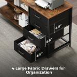 AODK 61" L Shaped Desk with Power Outlets