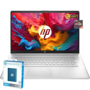 HP 17" Laptop, AMD Ryzen 5, 32GB RAM, 1TB SSD