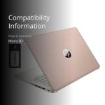 HP Stream 14" HD BrightView Laptop, Intel Celeron N4120, 32GB RAM, 288GB Storage (128GB eMMC + 160GB SSD Docking Station Set), Intel UHD Graphics, HD Webcam, Wi-Fi, 1 Year Office 365, Win 11 S, Gold