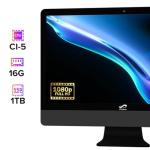 STGSivir All in One Desktop Computer, 24" FHD Display, Intel Core i5 up to 3.6G, 16G RAM, 1T SSD, WiFi, BT 5.0, RGB Keyboard & Mouse & Mouse Pad, Webcam, Windows 11 Home