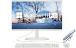 HP 21.5" FHD All-in-One Desktop Computer, 32GB RAM 1.5TB Storage (1TB SSD+512GB Docking Station Set), Dual-Core Intel Celeron, Windows 11 Pro with Microsoft Office Home & Business Included, Snow White