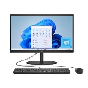 HP 21.45 inch All-in-One Desktop PC, FHD Display, Intel Processor N100, 8 GB RAM, 256 GB SSD, Intel UHD Graphics, Windows 11 Home, Jet Black, 22-dg0220 (2025)