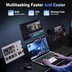 Gaming Laptop Computer, 15.6 Inch Lap Top PC Win 11 Pro 2025, i9-11900H Processor(up to 4.9Ghz), 16GB RAM 1TB SSD, 1920 * 1080 IPS Display, Office 365, Backlit Keyboard, 5000mAh Battery, WiFi 6, BT5.2