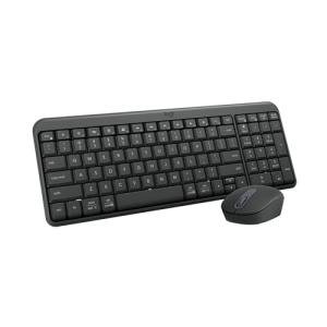 Logitech MK250 Bluetooth Wireless Mouse and Keyboard Combo: Fast & Easy Connectivity, Compact Wireless Keyboard, Ambidextrous Mouse, Durable Build - Windows/MacOS - Graphite