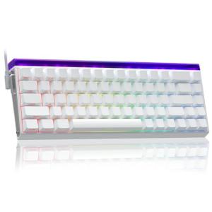AULA Hero 68 HE 60% Gaming Keyboard Wired, Hall Effect Magnetic Switch Keyboard with Adjustable Actuation, Fast Trigger Mode, 8K Hz Polling Rate, 0.125ms Latency,Side Printed PBT Keycaps, RGB Backlit