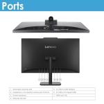 Lenovo All-in-One Desktop with Intel 4-Core Processor| 24 inch Full HD Display| 16GB DDR4 RAM, 256GB PCIe SSD| WiFi 6| Bluetooth| HDMI, USB, Ethernet Ports| Windows 11 Pro| For Business & Personal Use