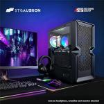 STGAubron Gaming PC Desktop Computer, Intel Core i5 up to 3.6G, Radeon RX 590 8G, 16GB RAM, 1TB SSD, 600M WiFi, BT 5.0, RGB Fan x3, Windows 11 Home