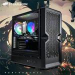 STGAubron Gaming PC Desktop Computer, Intel Core i5 up to 3.6G, Radeon RX 590 8G, 16GB RAM, 1TB SSD, 600M WiFi, BT 5.0, RGB Fan x3, Windows 11 Home