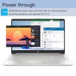 HP 2023 15.6" HD Touchscreen Laptop, Intel Core i3-1215U (Beat i5-1135G7), 16GB RAM, 512GB SSD, Intel UHD Graphics, WiFi, Bluetooth, HDMI, USB-A&C, Long Battery Life, Windows 11 Home, Silver