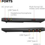 HP Victus 15.6" Full HD 144Hz Gaming Laptop, Intel Core i5-12450H,16GB RAM,512GB PCIe SSD, NVIDIA GeForce RTX 3050, Wi-Fi 6, Backlit Keyboard,Windows 11 Pro, Performance Blue