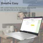 HP 2023 15.6" HD Touchscreen Laptop, Intel Core i3-1215U (Beat i5-1135G7), 16GB RAM, 512GB SSD, Intel UHD Graphics, WiFi, Bluetooth, HDMI, USB-A&C, Long Battery Life, Windows 11 Home, Silver