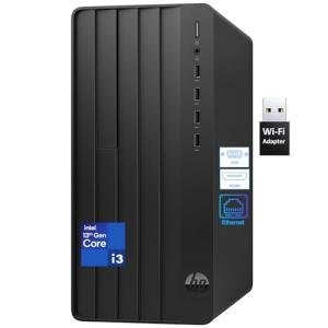 HP 290 G9 Desktop Computers Tower PC for Home Business, 13th Gen Intel Quad-Core Processor, 32GB DDR4 RAM, 1TB PCIe SSD, WiFi Adapter, VGA, HDMI, RJ-45, Keyboard and Mouse, Windows 11 Home
