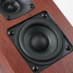 RIOWOIS Powered Bluetooth Bookshelf Speakers, 40W Record Player Speakers with 2.75 Inch Woofer, Stereo Speakers with Optical/AUX/TV-ARC Connection for Turntable, No Receiver or Amplifier Required.