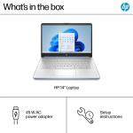 HP 2025 14 Inch Student Business Laptop, Intel N150 CPU, 16GB RAM, Storage(128GB UFS+256GB MSD+1 TB Flash Drive), Wi-Fi 6, Copilot AI, 1 Year Office 365, Sky Blue, Windows 11 Pro,w/Mouse