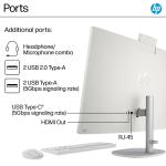 HP 27" FHD Touch-Screen All-in-One Computer, 12-Cores Intel Core Ultra 7, 32GB DDR5 RAM 1.5TB Storage (1TB SSD+512GB Docking Station Set), Windows 11 Pro with Microsoft Office Included, White