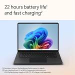 Microsoft Surface Laptop (2024), Windows 11 Copilot+ PC, 15" Touchscreen Display, Snapdragon X Elite (12 core), 32GB RAM, 1TB SSD Storage, Black