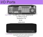 HP Desktop Computer Elite SFF G9| 6-core 5GHz Ryzen-5 Processor(1.3 Times Faster Than Intel i7-1255U) | 16GB DDR5 RAM, 512GB SSD| WiFi| Bluetooth| HDMI, USB, RJ-45| Windows 11 Pro| W/Wired KB & Mouse