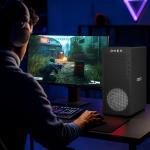 HP OMEN 16L TG03 RTX 5060 Gaming Desktop, Intel Core i7-14700F, 32GB DDR5 RAM, 1TB SSD, DP, RJ-45, Wi-Fi 6, Bundle with HVER Stealth Gaming Keyboard, Black, Windows 11 Home