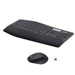 Logitech MK850 Performance Wireless Keyboard and Mouse Combo for Windows, macOS & ChromeOS, Bluetooth & 2.4 GHz USB Receiver, Full-Size Ergonomic Keyboard, Multi-Device, Cushioned Palm Rest – Graphite