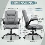 Leather Office Chair, PU Home Computer Desk Chairs with Ergonomic Back Support, 360°Swivel Free,Small Gaming Chair with Wheels and Adjustable Armrests, for Short People Use