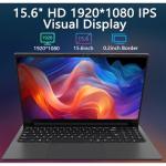 15.6 Inch Gaming Laptop - AMD Ryzen 7 5825U Processor (8C/16T,2.0-4.5GHz),AMD Radeon Graphics,32GB DDR4 RAM 1TB NVMe SSD Laptop Computer with Backlit KB,Fingerprint Reader,Webcam Switch (32GB | 1TB)