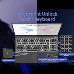 15.6 Inch Gaming Laptop - AMD Ryzen 7 5825U Processor (8C/16T,2.0-4.5GHz),AMD Radeon Graphics,32GB DDR4 RAM 1TB NVMe SSD Laptop Computer with Backlit KB,Fingerprint Reader,Webcam Switch (32GB | 1TB)